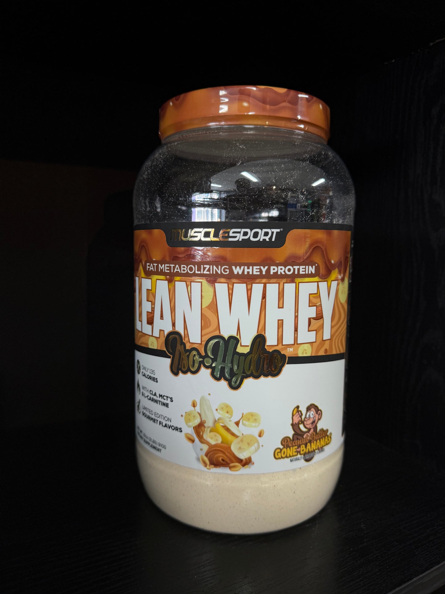 Musclesport 2lb Protein Peanut Butter Gone Bananas
