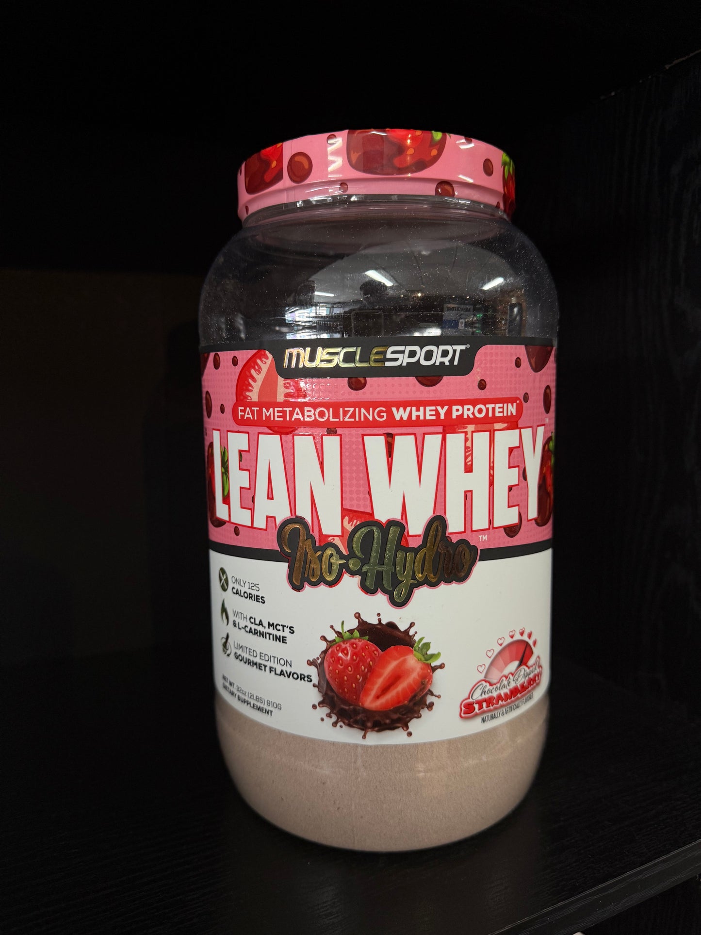 Musclesport Protein 2lb Chocolate Dipped Strawberry