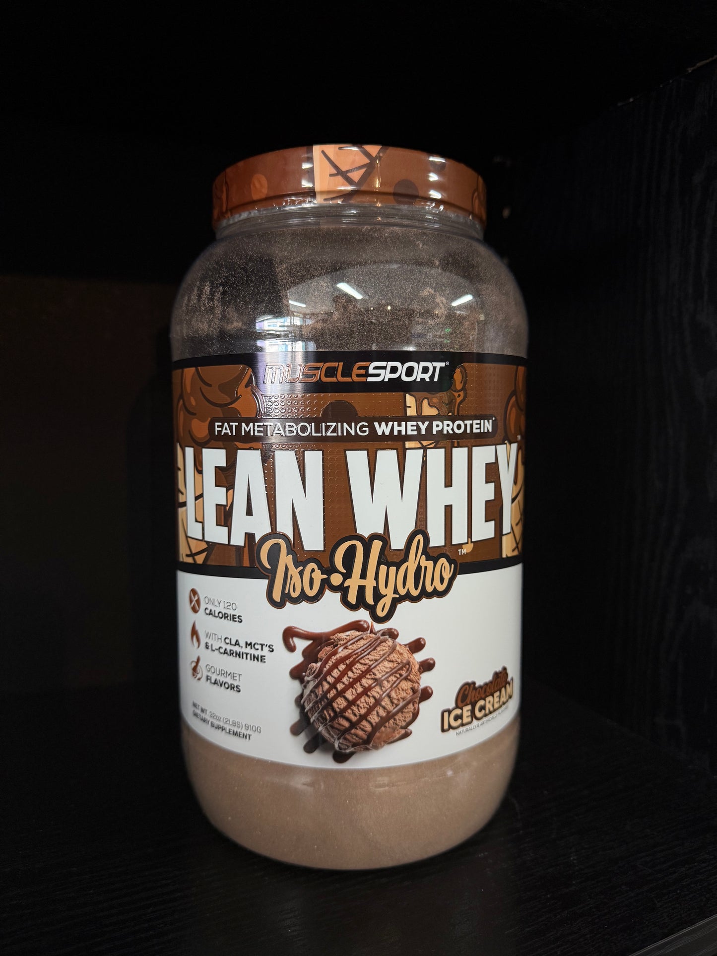 Musclesport 2lb Protein Chocolate Icecream